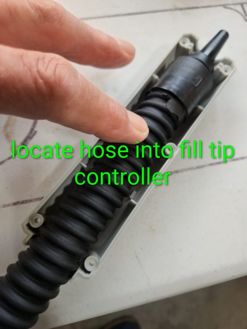 igates infl hose in case locate