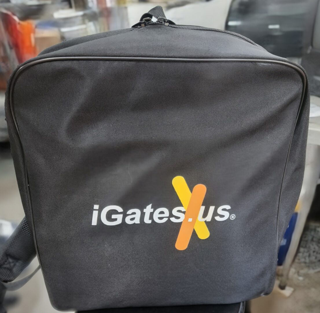 Keep the inflator protected from moisture inside this custom Backpack. Convenient while setting the courses.